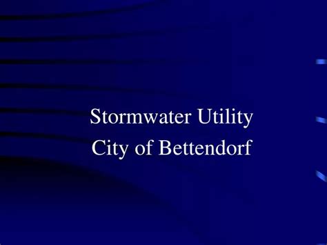city of bettendorf utilities